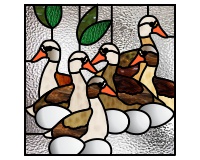(image for) 12 days of christmas - 6 geese a laying variation 5